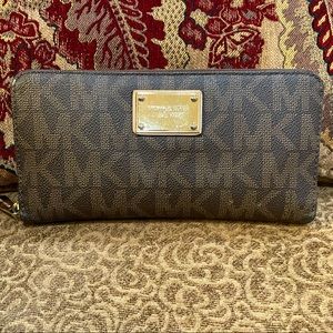 Michael Kors Brown Logo Wallet